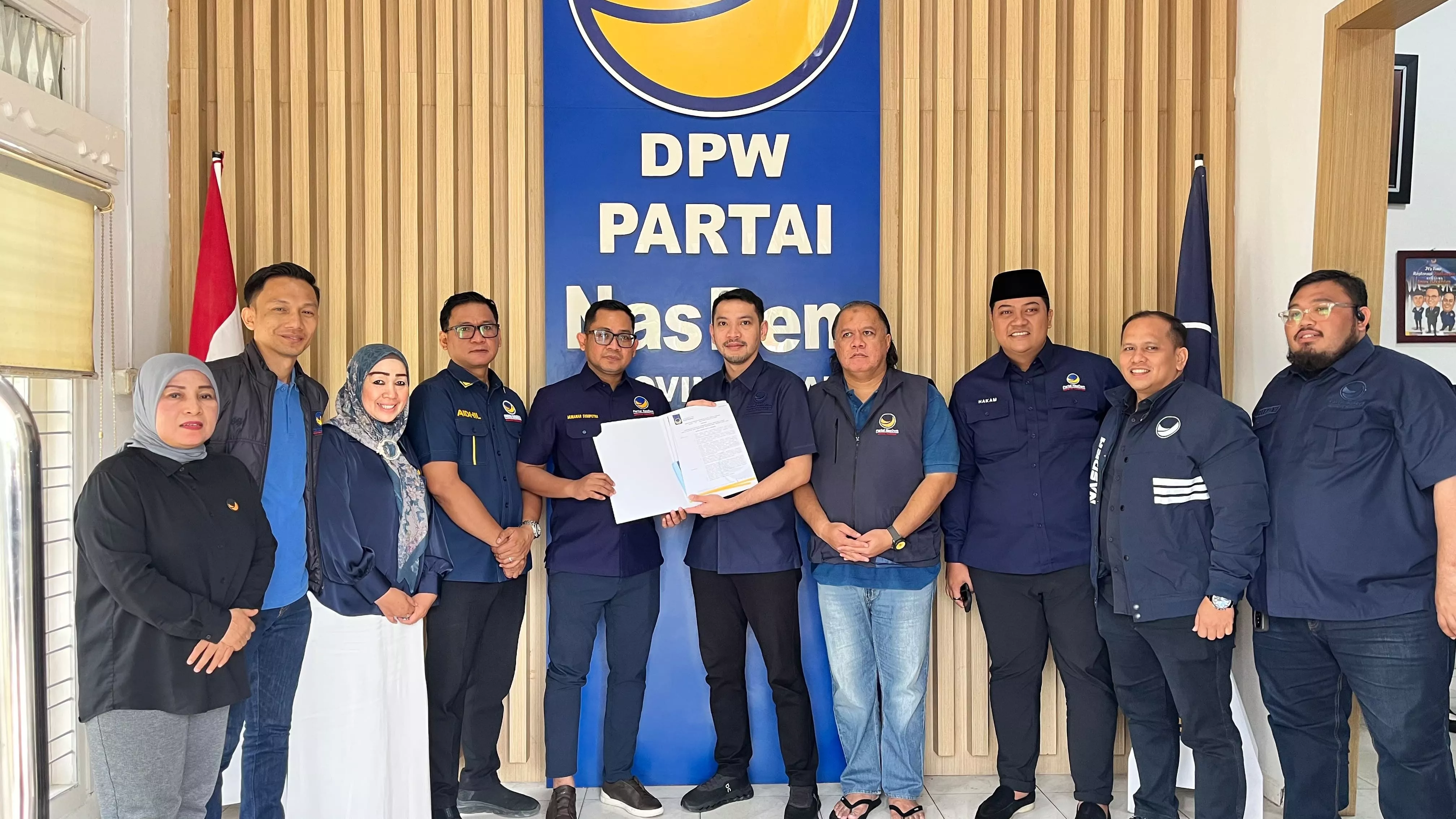 DPP NasDem Tunjuk Munawar Munawar Syahputra Ketua DPD Kota Pekanbaru