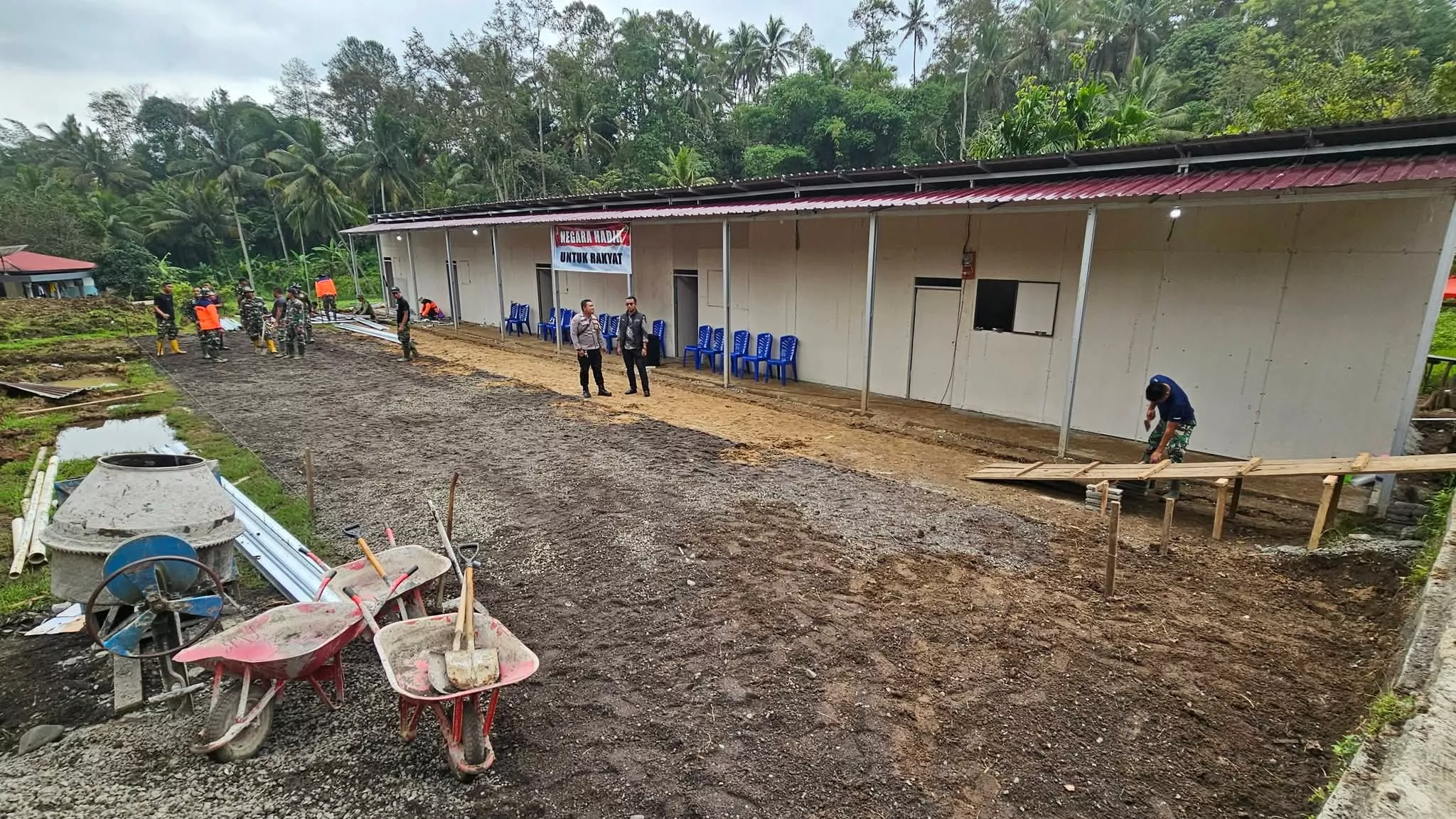 Pembangunan Huntara di Sumatra Barat Dipercepat dengan Empat Lokasi Prioritas