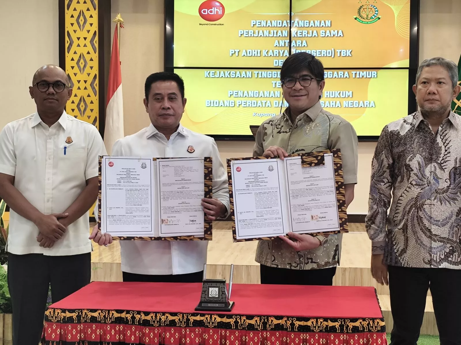 Kerja Sama ADHI Karya–Kejati NTT, Pastikan Proyek Strategis Berjalan Transparan dan Akuntabel