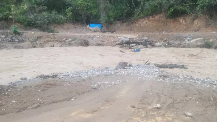 Akibat Hujan Deras di Aceh Tengah, Jembatan Kali Ili Patah dan Putus Akses 5 Desa