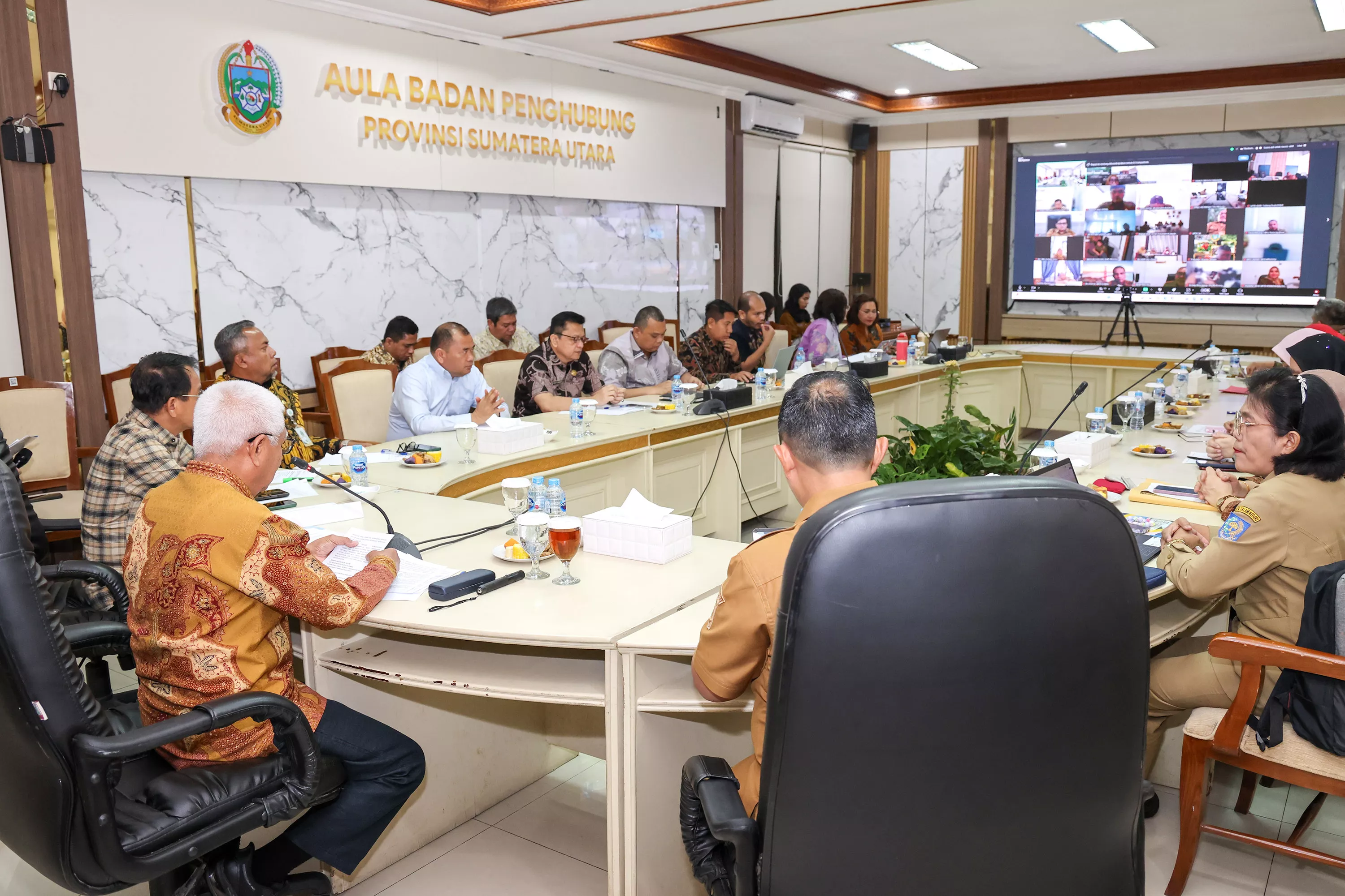 Wagub Sumut Ikuti Rakor Nasional Percepatan Rehabilitasi Pascabencana Bersama Mendagri