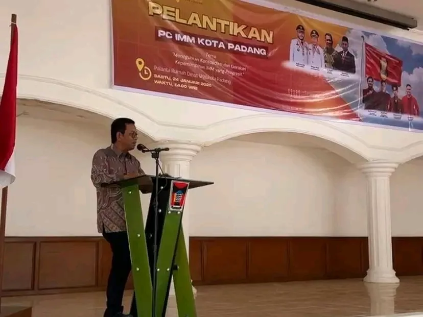 Pelantikan IMM Padang, Pemko Dorong Kolaborasi Mahasiswa untuk Transformasi Digital