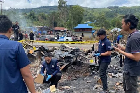 BPBD Papua Pegunungan Salurkan Bantuan Logistik untuk Korban Kebakaran Tolikara