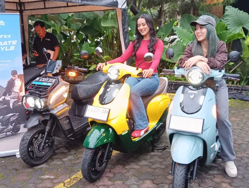 Motor Listrik QT Series Resmi Meluncur di Bandung, Harga Mulai Rp 15 Jutaan