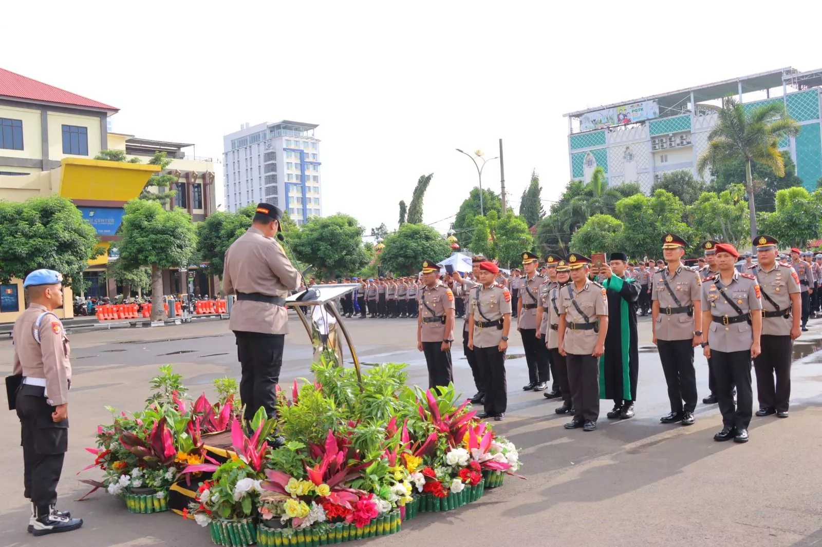 Enam Jabatan di Polresta Bandar Lampung Berganti, Kapolresta Tekankan Profesionalisme