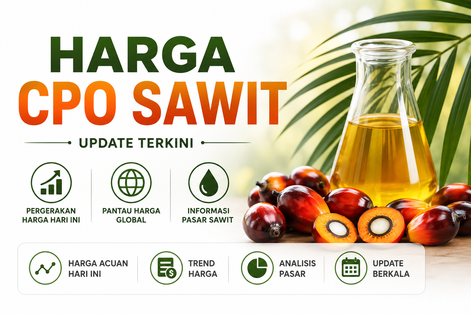 Harga CPO KPBN Naik Rp 170 per Kg ke Rp 15.925, Tembus Level Tertinggi 20 Bulan di Bursa Malaysia