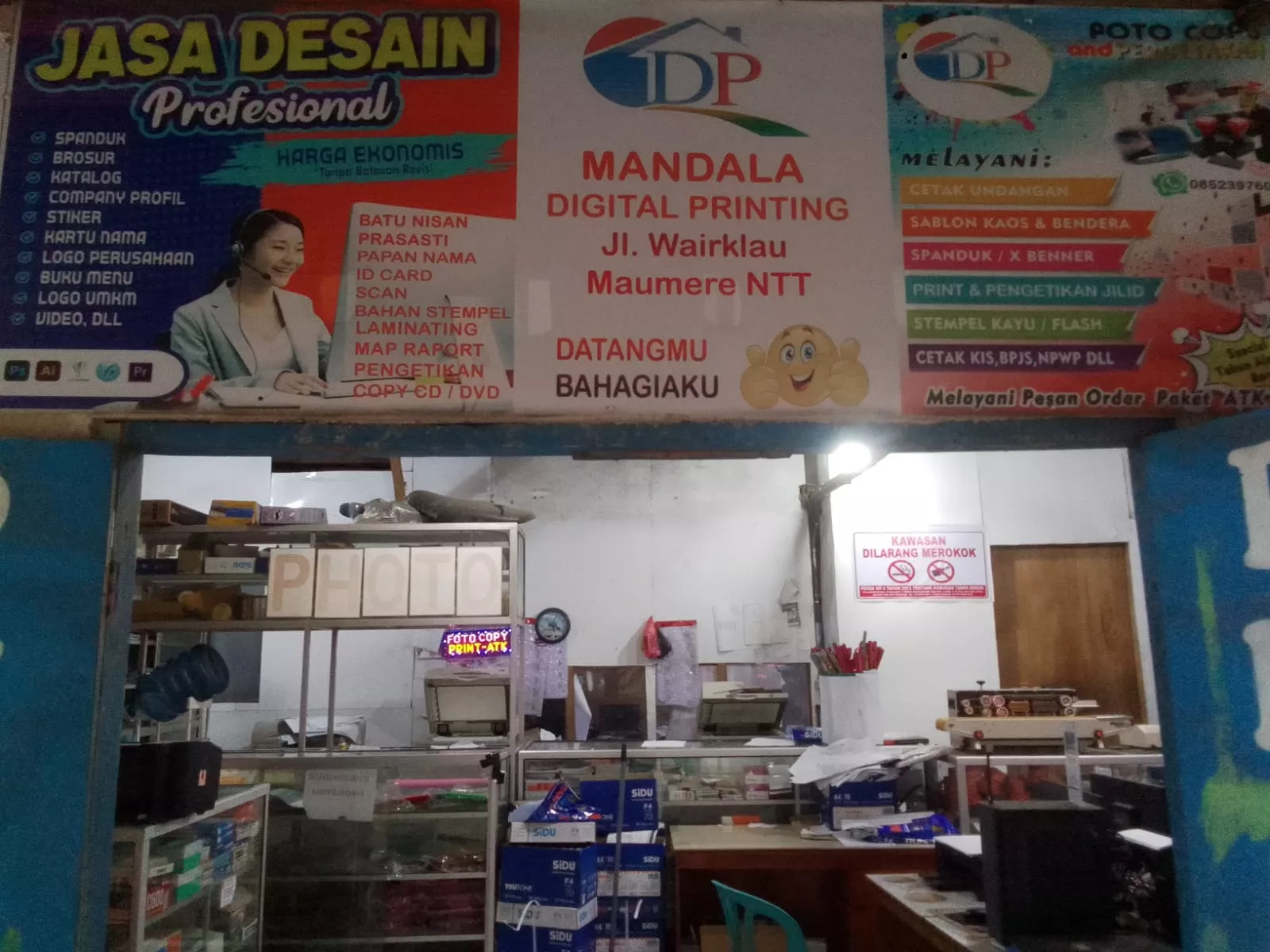 Mandala Printing Maumere, Solusi Cepat Siap Melayani Costumer 24 Jam