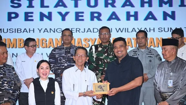 Gubernur Sumut Terima Donasi Rp4,7 Miliar dari Pemkot Batam