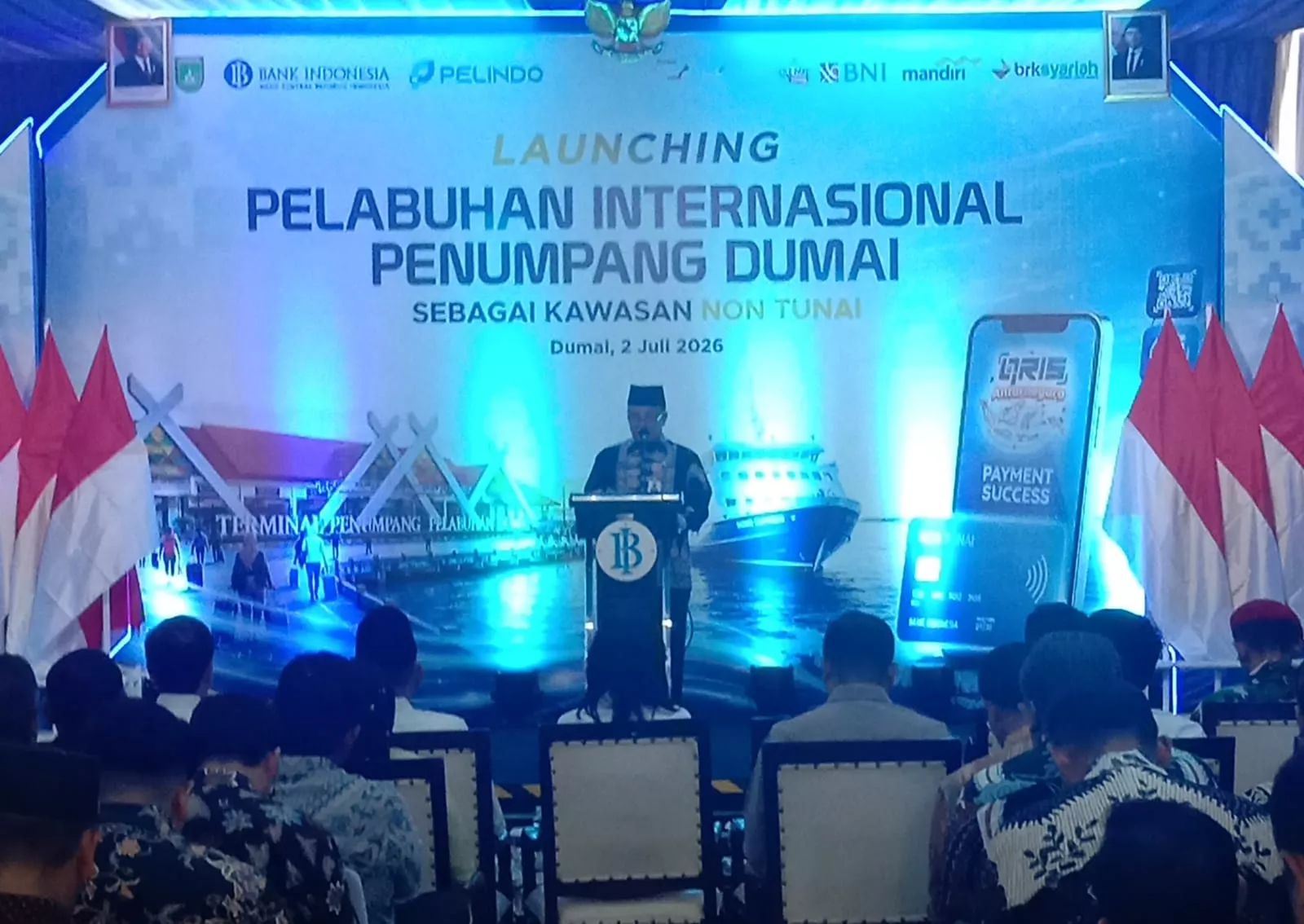 Dumai Perkuat Posisi sebagai Gerbang Internasional, Pelabuhan Penumpang Resmi Gunakan Transaksi Non Tunai