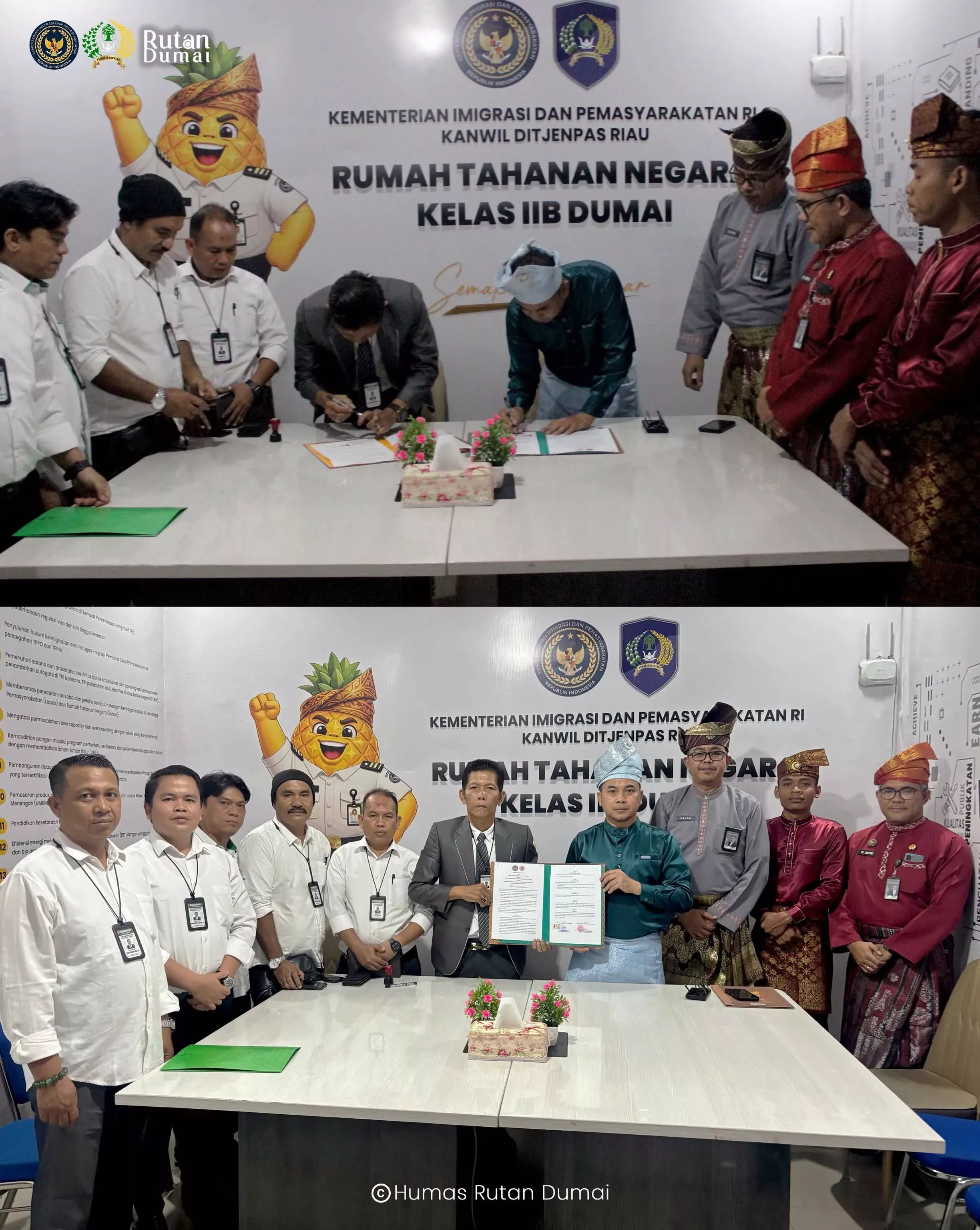 Rutan Dumai Jalin Kerja Sama Dengan POSBAKUMADIN Kota Dumai