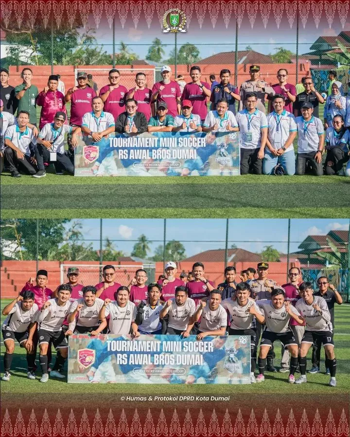 Kenda Guntara Apresiasi Turnamen Mini Soccer HUT ke-28 RS Awal Bros Dumai