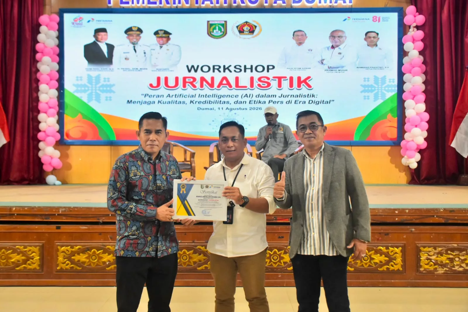 PWI Dumai Bekali Wartawan Hadapi Era AI, Etika Jurnalistik dan Jerat UU ITE Jadi Sorotan