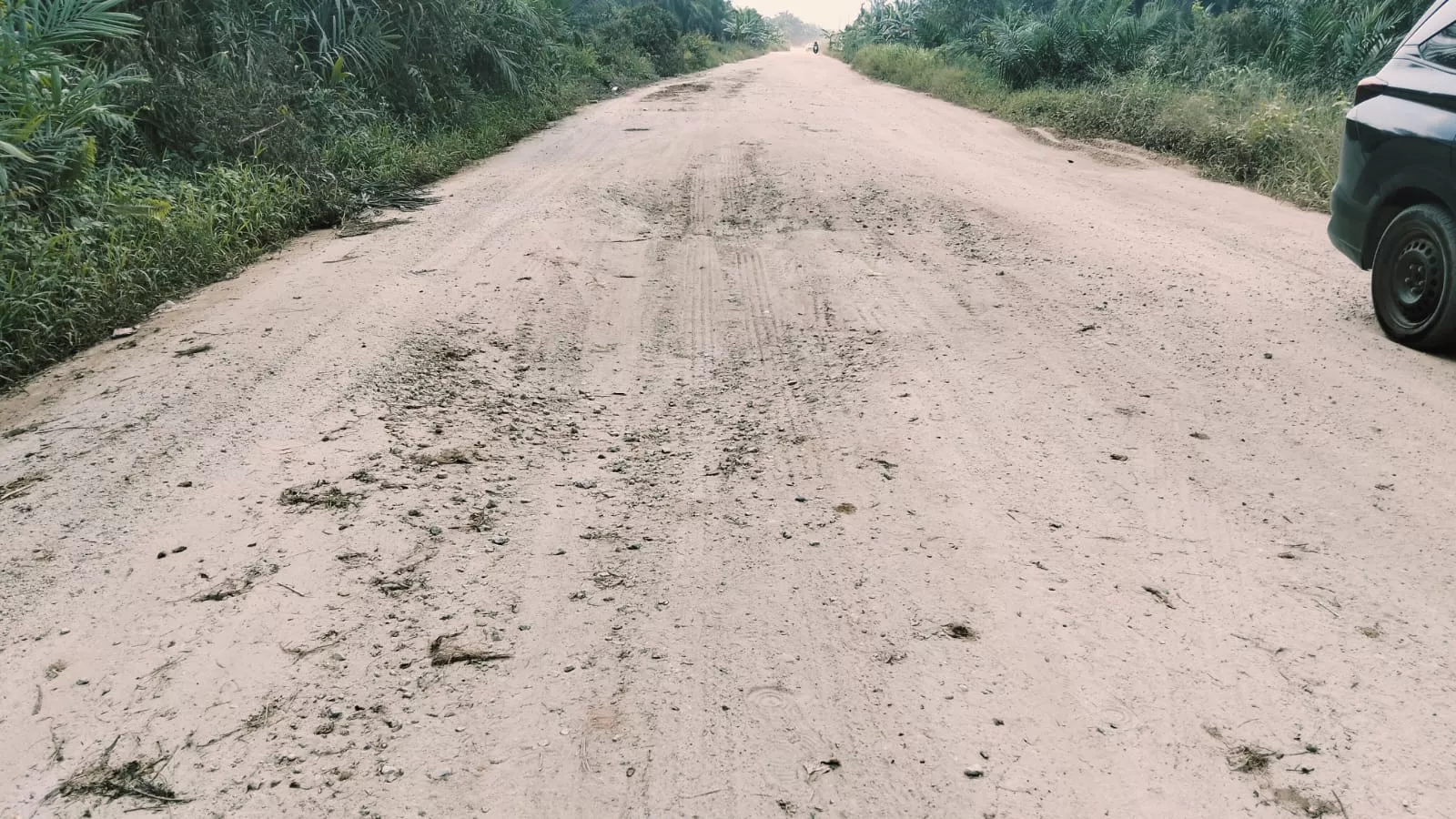 Jalan PU Basilam Baru Rusak Parah, Warga Pertanyakan Kepekaan Pemko Dumai