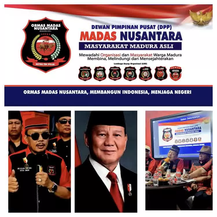 Ormas Madas Nusantara dan Organisasi Dibawah Kepemimpinan Jusuf Rizal, Solid Dukung Prabowo Subianto