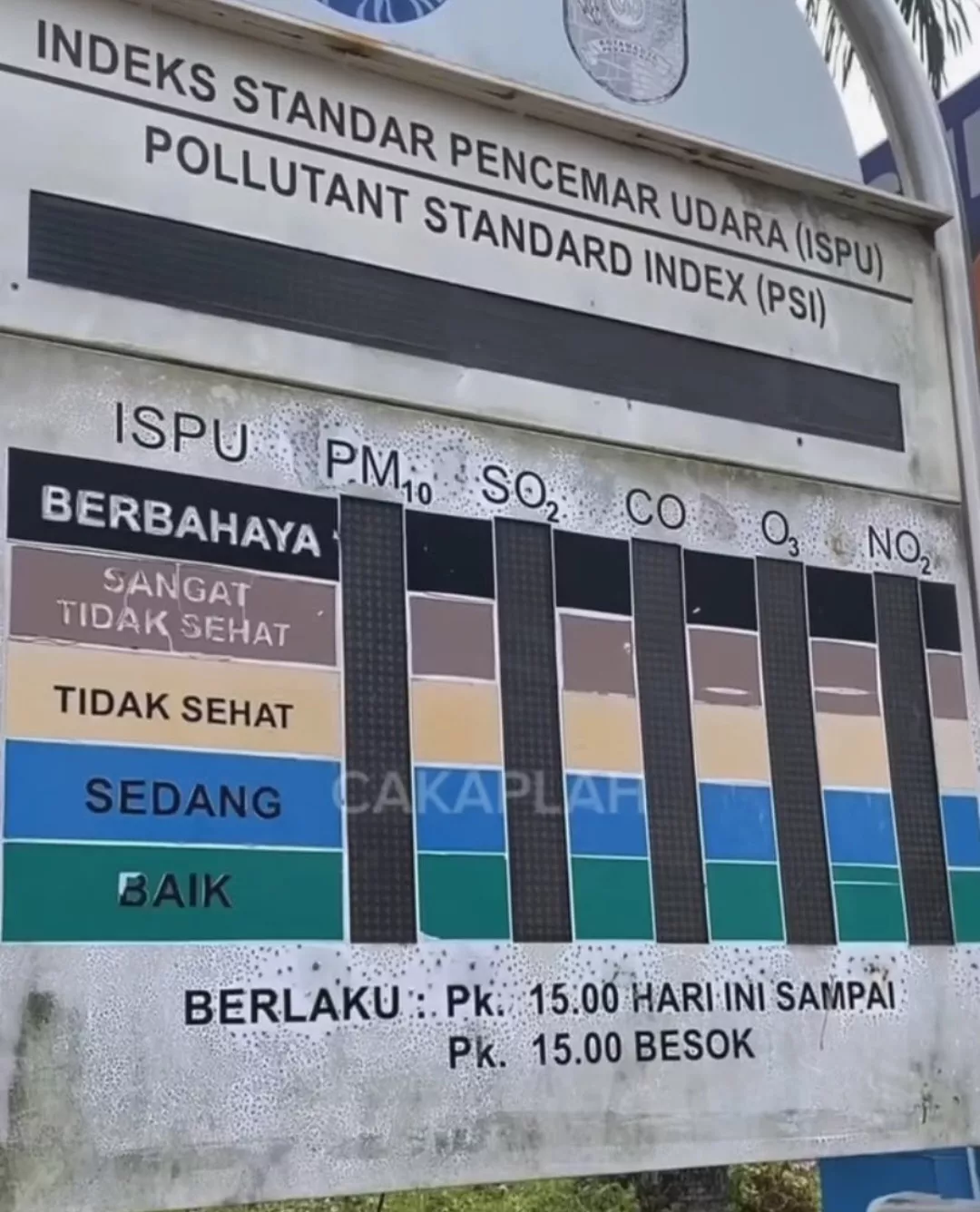 ISPU di Pekanbaru Rusak saat Asap Pekat, DPRD Minta Pemko Tindak Lanjuti