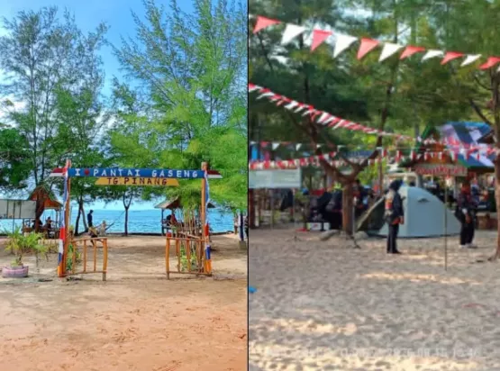 Jalan Tanah Berbatuan Jadi Ganjalan Wisata Pantai Tanjungsiambang